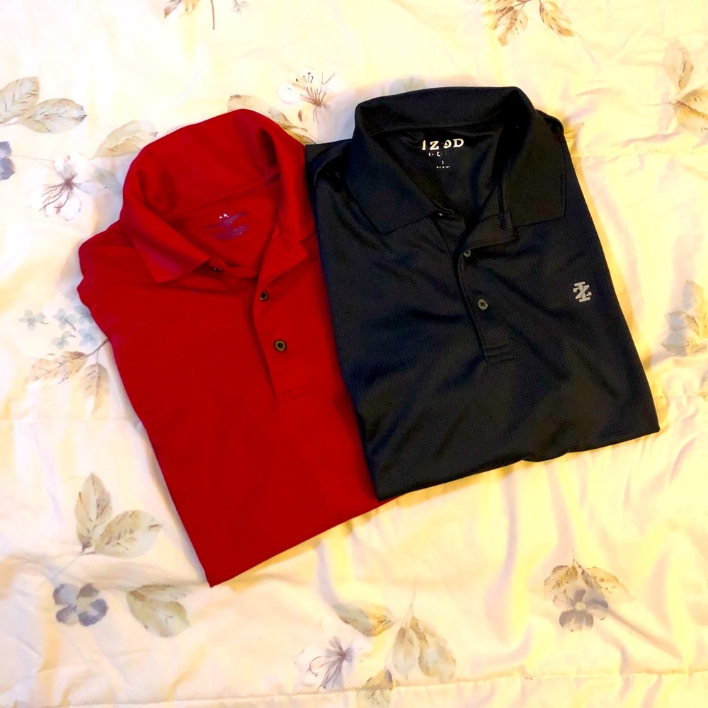 Bundle of 2 ✌🏻| Sz L | Men’s Polo Althleisure Shirts